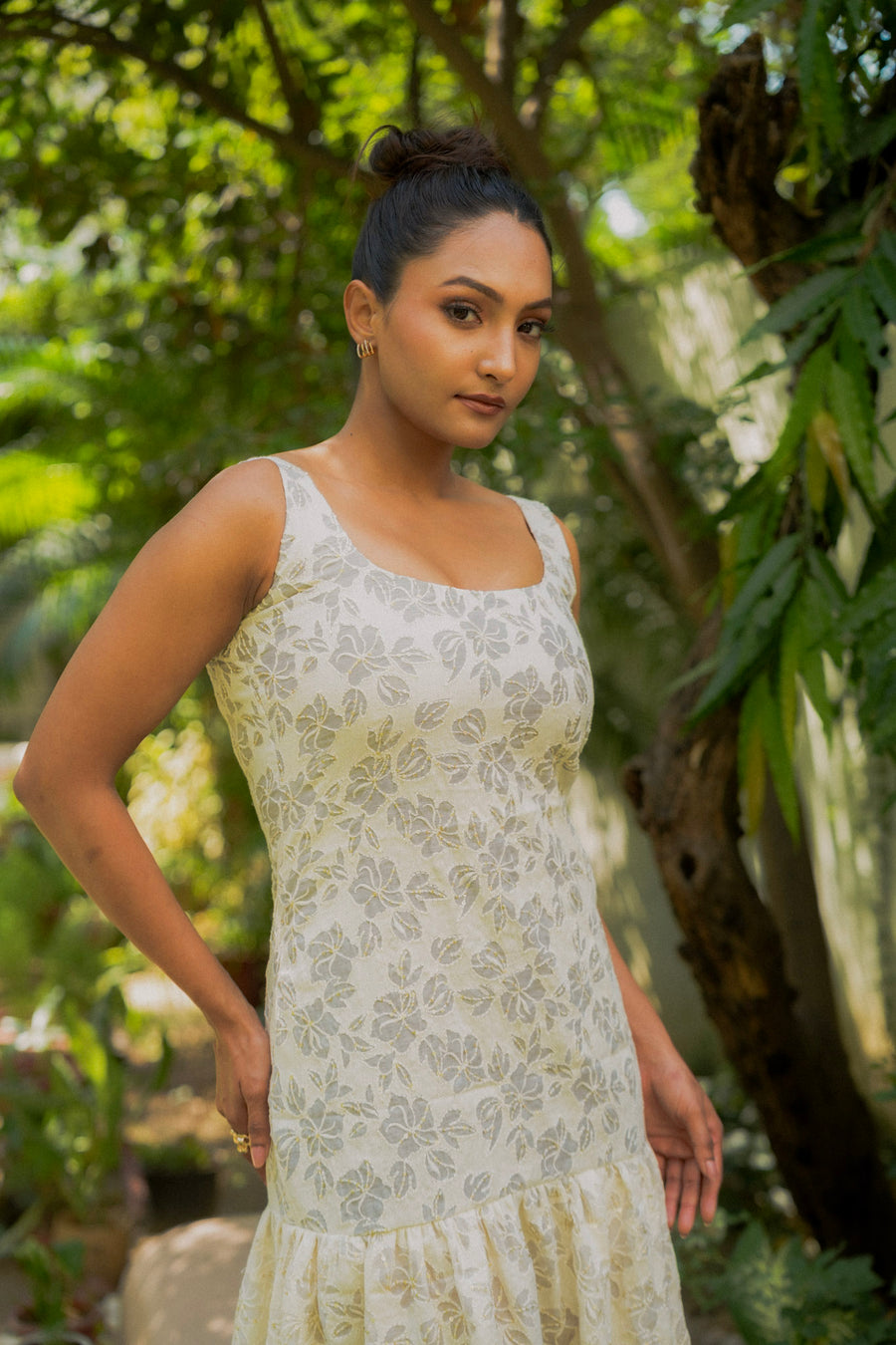White Blossom Muse Dress
