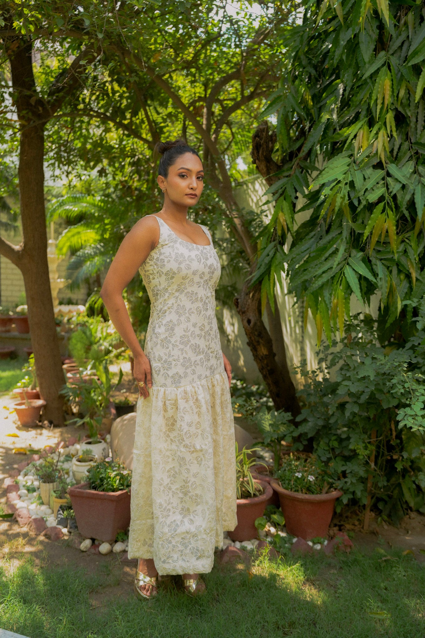 White Blossom Muse Dress
