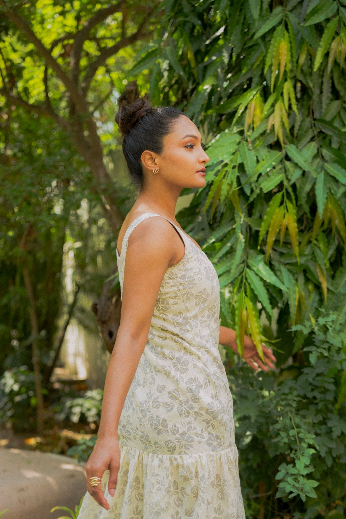 White Blossom Muse Dress
