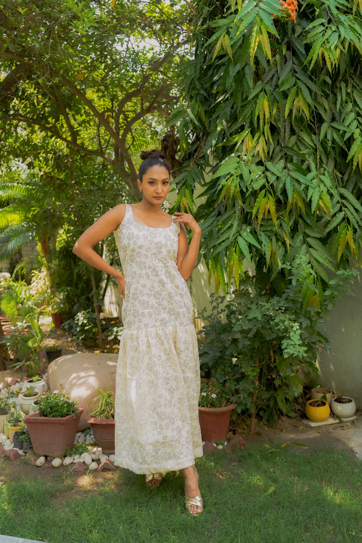 White Blossom Muse Dress