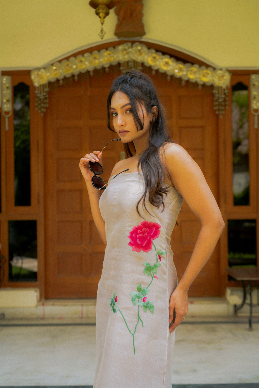 Pink Rose Reverie Dress