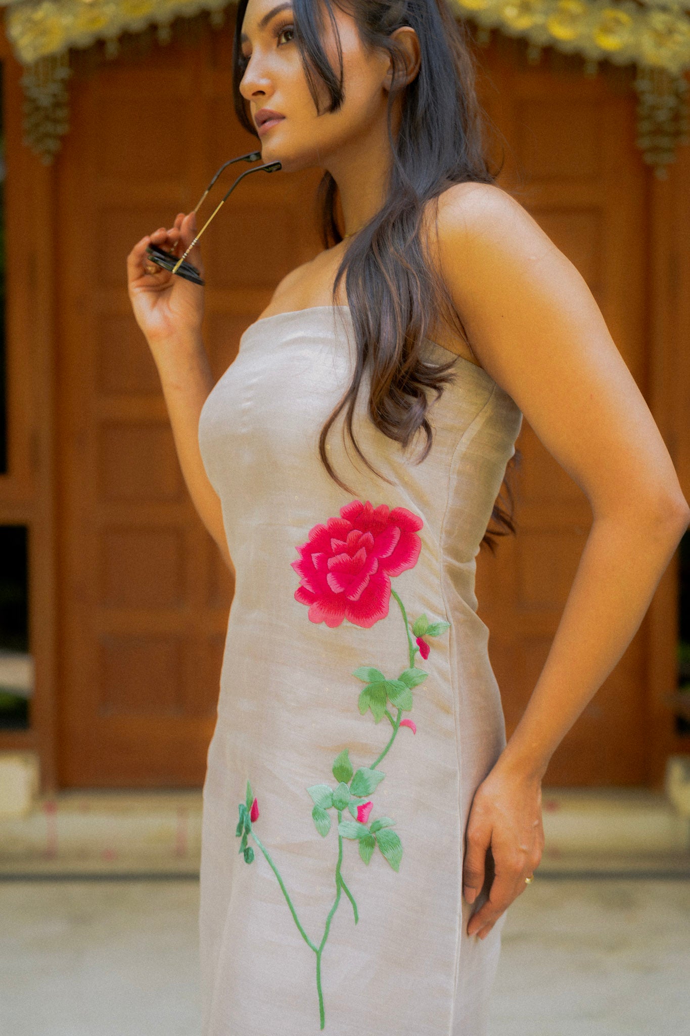Pink Rose Reverie Dress
