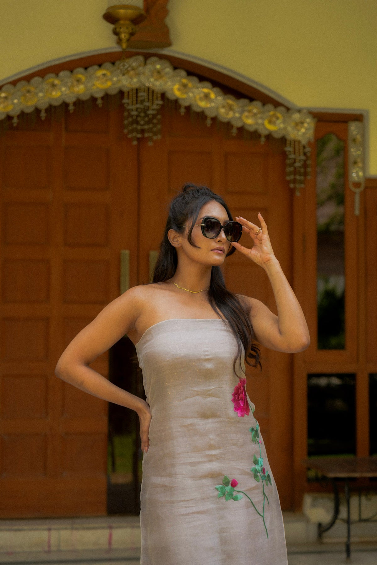 Pink Rose Reverie Dress