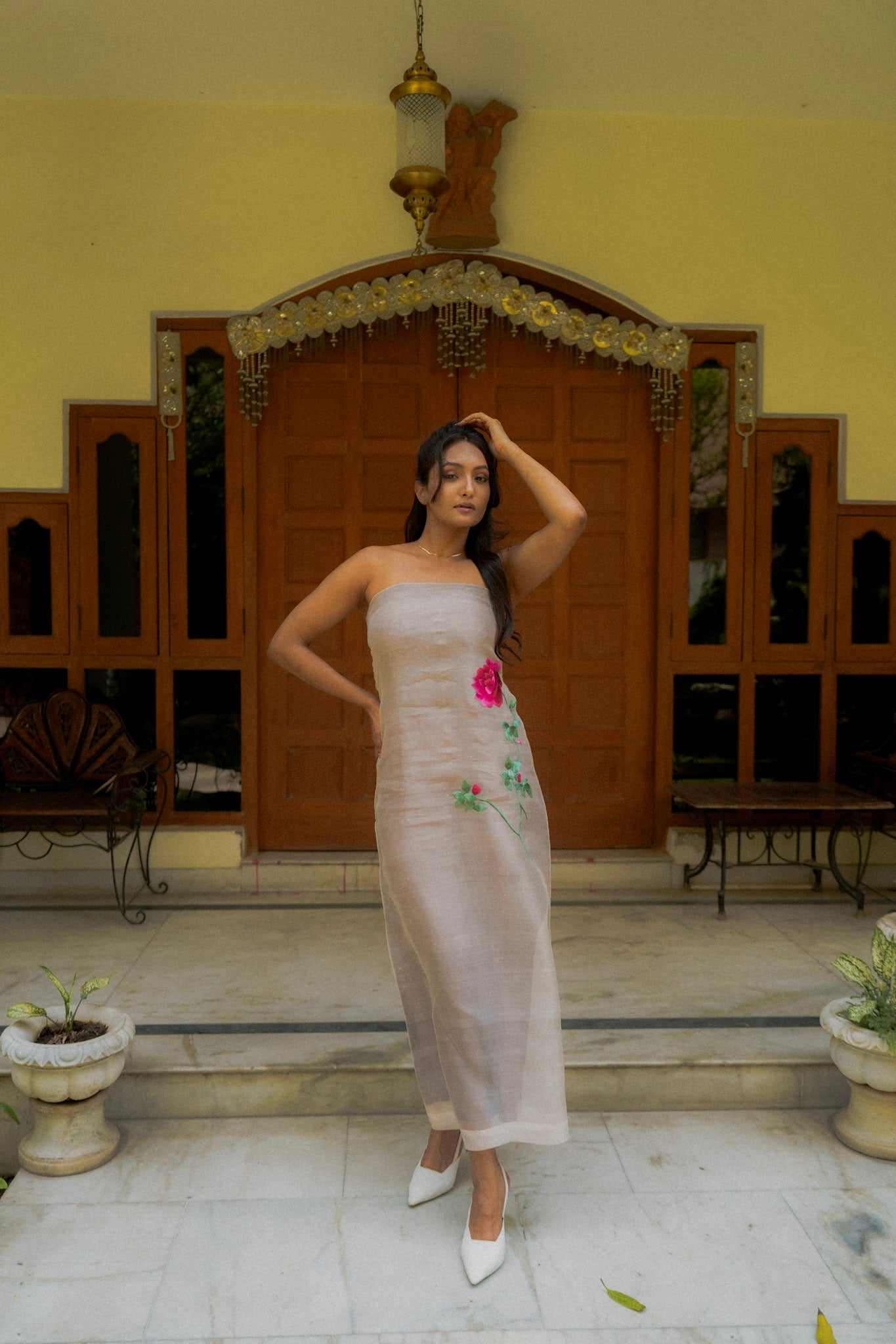 Pink Rose Reverie Dress