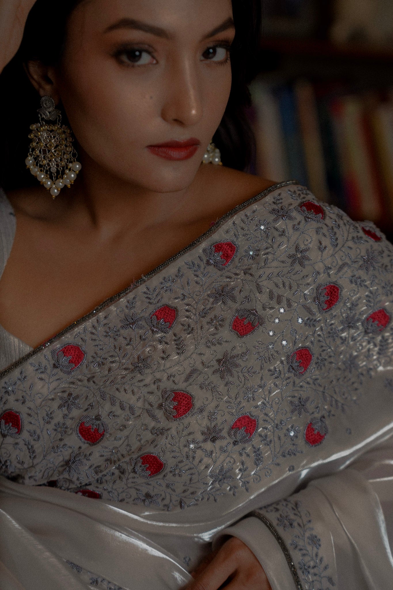 Sage Bloom Lily Saree