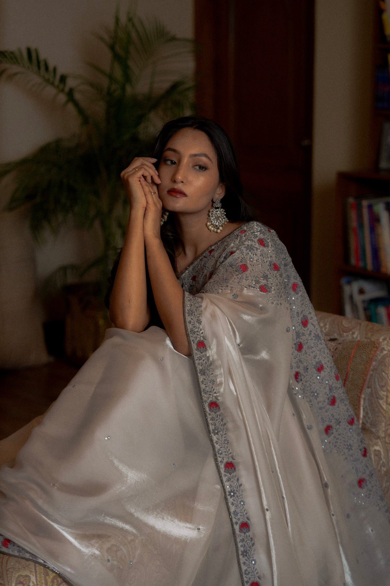 Sage Bloom Lily Saree